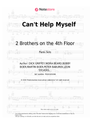 Sheet music, chords 2 Brothers on the 4th Floor - Can't Help Myself