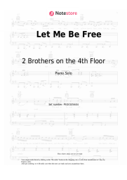 Sheet music, chords 2 Brothers on the 4th Floor - Let Me Be Free