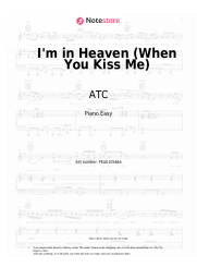 Sheet music, chords ATC - I'm in Heaven (When You Kiss Me)