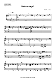 Sheet music, chords Arash, Helena - Broken Angel