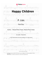 Sheet music, chords P. Lion - Happy Children