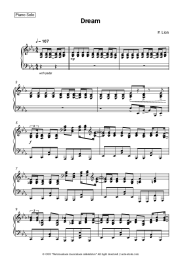 Sheet music, chords P. Lion - Dream