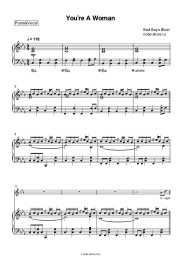 Sheet music, chords Bad Boys Blue - You're A Woman