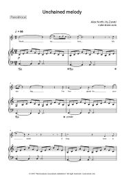 Sheet music, chords Elvis Presley - Unchained melody