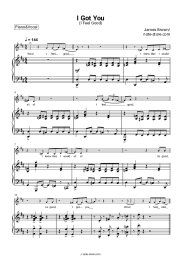 Sheet music, chords James Brown - I Got You (I Feel Good)