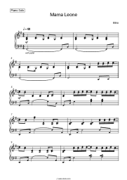 Sheet music, chords Bino - Mama Leone