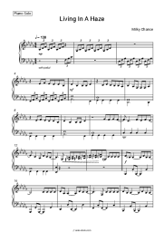 Sheet music, chords Milky Chance - Living In A Haze