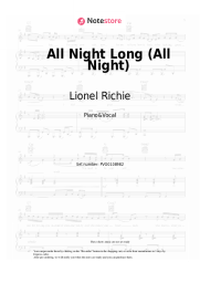 undefined Lionel Richie - All Night Long (All Night)