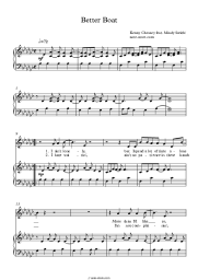 Sheet music, chords Kenny Chesney - Better Boat (feat. Mindy Smith)