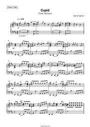 Sheet music, chords FIFTY FIFTY - Cupid (Twin Version)