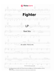 Sheet music, chords LP, Imanbek - Fighter