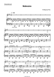 Sheet music, chords Wolfgang Petry - Wahnsinn