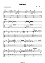 Sheet music, chords Remo Forrer - Watergun