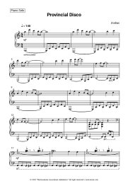 Sheet music, chords Zodiac - Provincial Disco