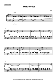 Sheet music, chords Blur - The Narcissist