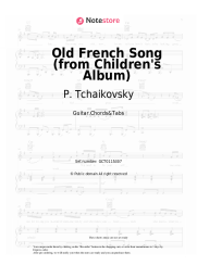 undefined P. Tchaikovsky - Old French Song (from Children's Album)