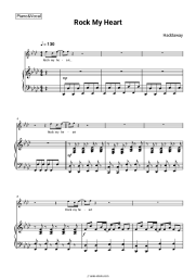 Sheet music, chords Haddaway - Rock My Heart