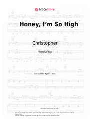 Sheet music, chords Christopher - Honey, I’m So High (From the Netflix Film ‘A Beautiful Life`)