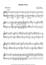 Sheet music, chords NLE Choppa - Shotta Flow