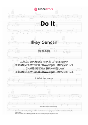 Sheet music, chords Ilkay Sencan - Do It