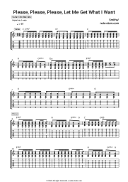 Sheet music, chords The Smiths - Please, Please, Please, Let Me Get What I Want