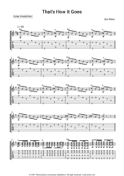 Sheet music, chords Zoe Wees, 6lack - That’s How It Goes