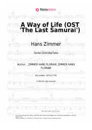undefined Hans Zimmer - A Way of Life (OST 'The Last Samurai')