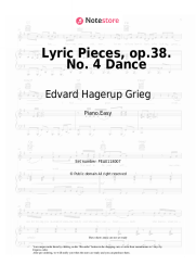 undefined Edvard Hagerup Grieg - Lyric Pieces, op.38. No. 4 Dance