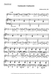 Sheet music, chords AnnenMayKantereit - Vielleicht Vielleicht