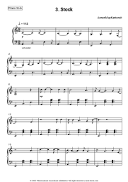 Sheet music, chords AnnenMayKantereit - 3. Stock