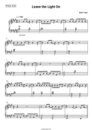 Sheet music, chords Beth Hart - Leave the Light On