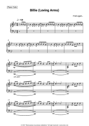 Sheet music, chords Fred again.. - Billie (Loving Arms)