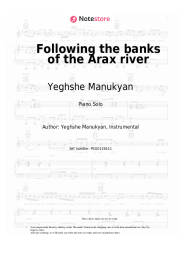 Sheet music, chords Yeghshe Manukyan - Following the banks of the Arax river