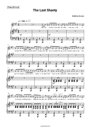 Sheet music, chords Nathan Evans - The Last Shanty