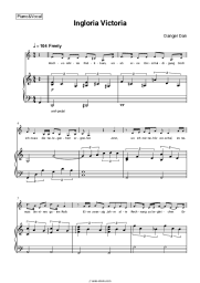 Sheet music, chords Danger Dan - Ingloria Victoria