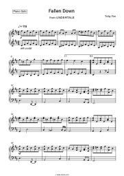 undefined Toby Fox - Undertale OST: 004 – Fallen Down