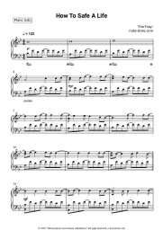 Sheet music, chords The Fray - How To Save A Life