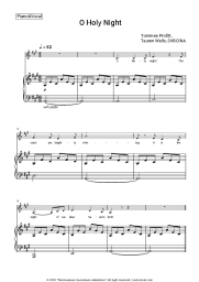 Sheet music, chords Tommee Profitt, Tauren Wells, SVRCINA -  O Holy Night