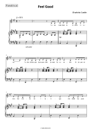 Sheet music, chords Charlotte Cardin - Feel Good