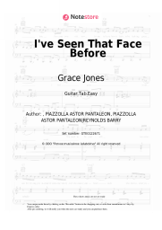 undefined Grace Jones - I've Seen That Face Before (Libertango)