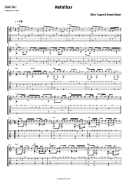 Sheet music, chords Ebru Yaşar, Burak Bulut - Kehribar