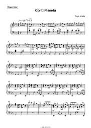 Sheet music, chords Puya, Iraida - Opriti Planeta