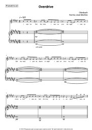 Sheet music, chords Ofenbach, Norma Jean Martine - Overdrive