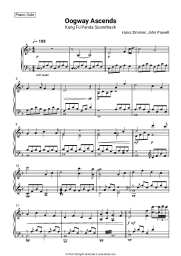 Sheet music, chords Hans Zimmer, John Powell - Oogway Ascends (Kung Fu Panda Soundtrack)