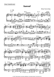 Sheet music, chords Nicky Youre, Dazy - Sunroof