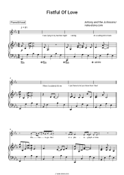 Sheet music, chords Antony and the Johnsons - Fistful of Love