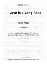 Sheet music, chords Tom Petty - Love Is a Long Road
