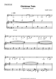 Sheet music, chords Sarah Connor - Christmas Train (Destination Hope)