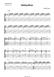 Sheet music, chords Ashley Davis - Nollaig Moon