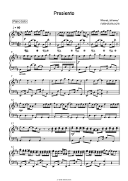 Sheet music, chords Morat, Aitana - Presiento
